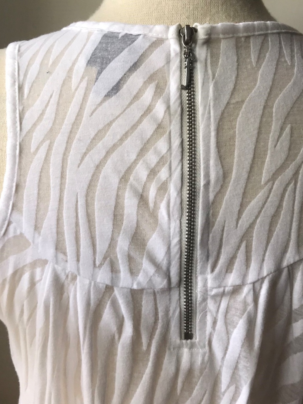White Tank Top Racer Back - Picture 5 of 6